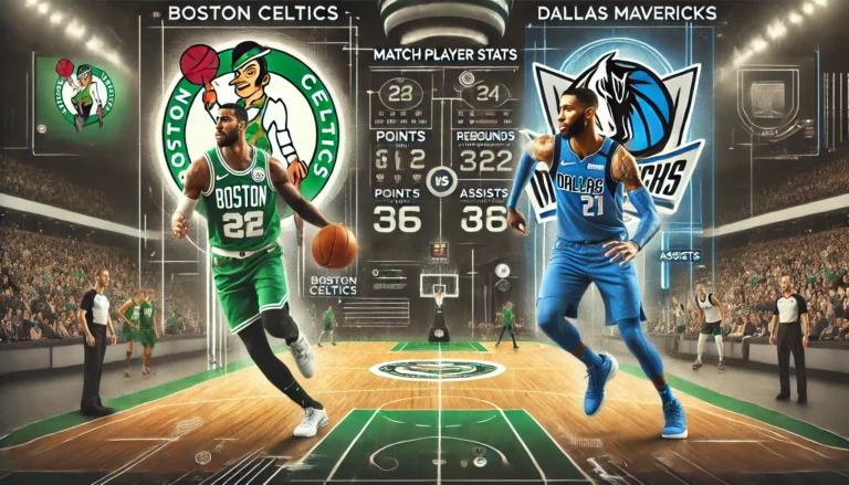 boston celtics vs dallas mavericks match player stats